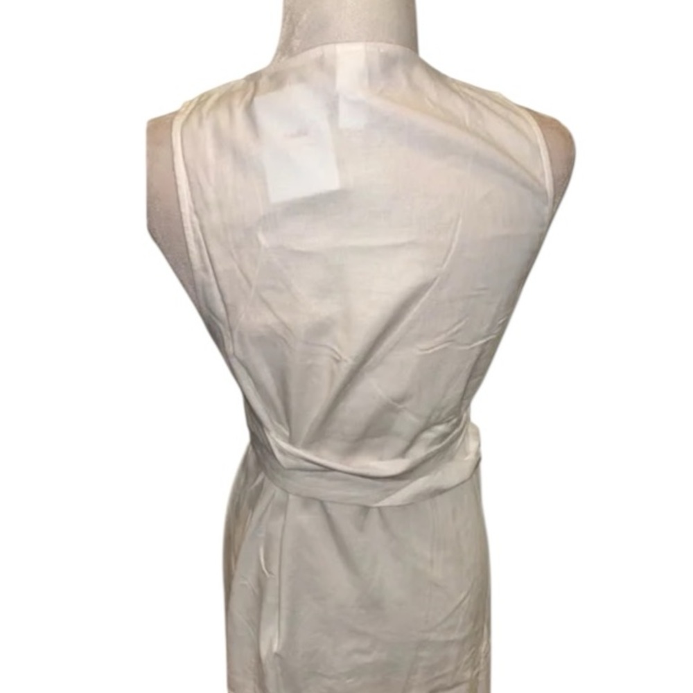 Andie The Maxi Wrap Dress Linen Coconut Women's Size Medium - Picture 6 of 8
